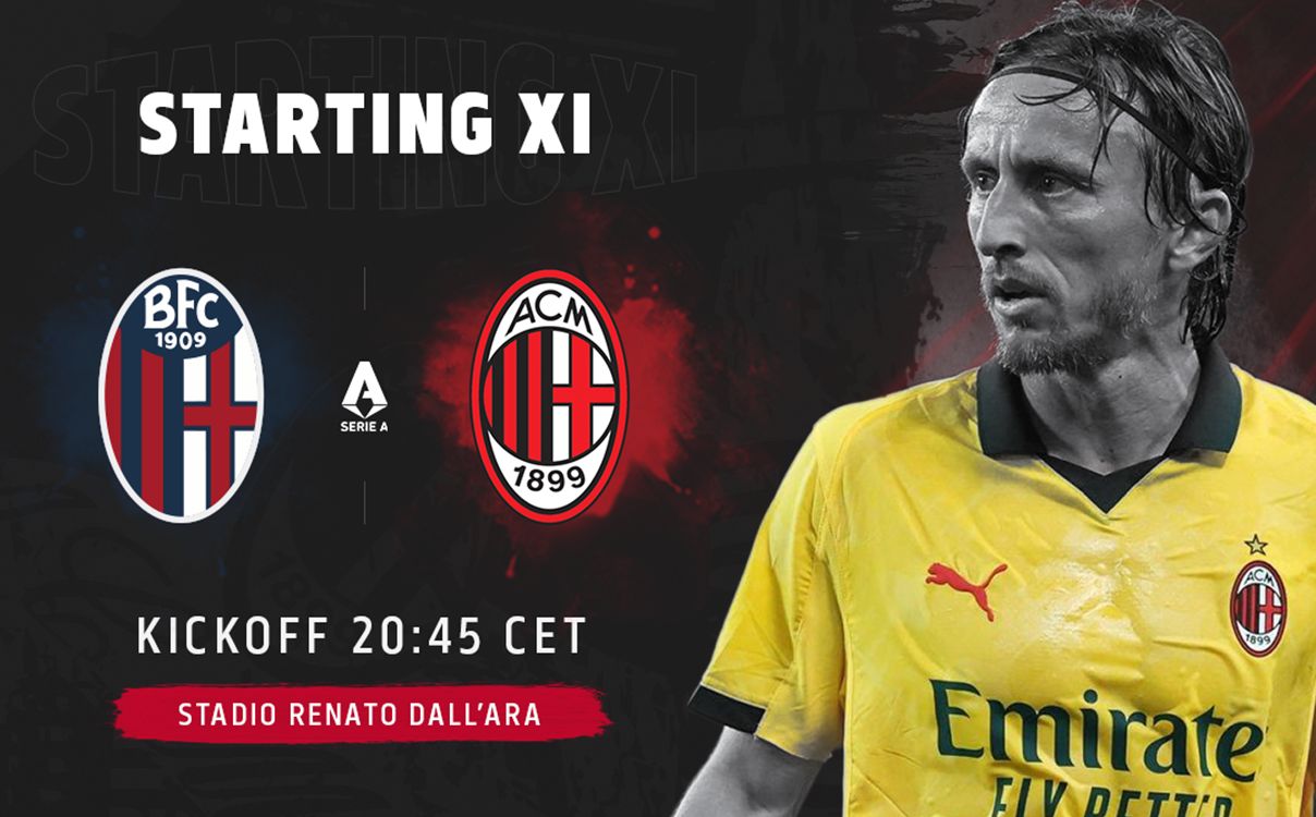 Official: Bologna vs. AC Milan starting XIs – four changes from Roma draw
