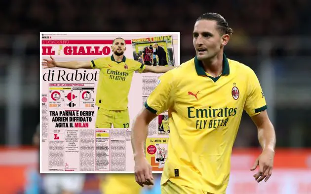 Adrien Rabiot yellow gazzetta featured