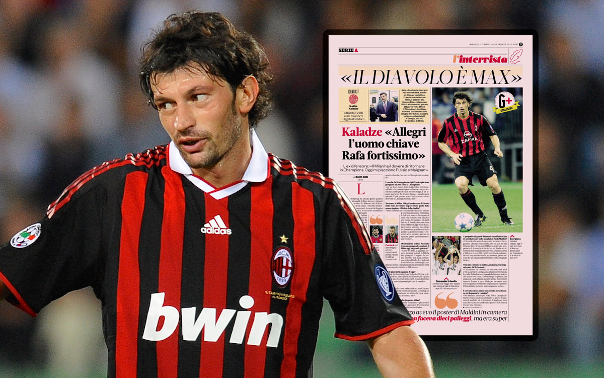 Kaladze compares current Milan with Berlusconi era and praises Allegri's impact