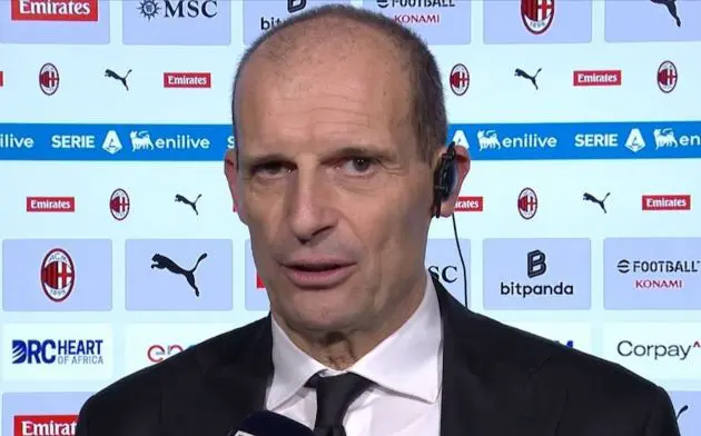 massimiliano allegri dazn post match