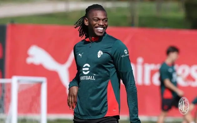 Leao at Milanello
