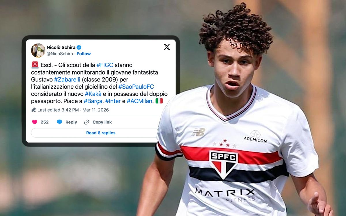 Schira: Milan, Inter and Barcelona all monitoring teenager dubbed the 'new Kaka'