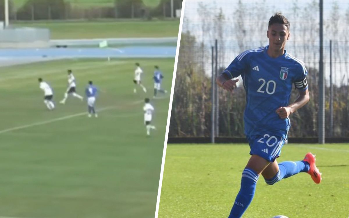 Watch: 16-year-old Milan starlet bags hat-trick for Italy U16 after urgent call-up