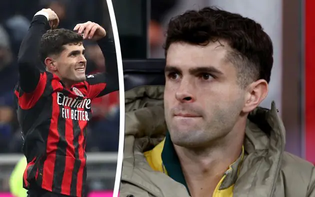 Christian Pulisic of AC Milan