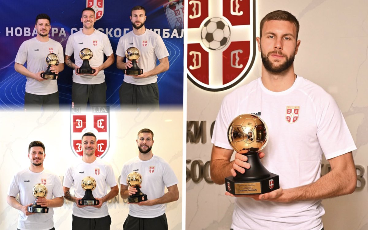 Pavlovic 'grateful, honoured and proud' after being given Golden Ball by Serbia