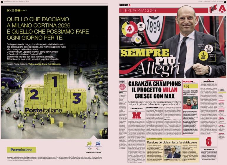 GdS: Milan 'more and more' Allegri - pay and power to increase with ...