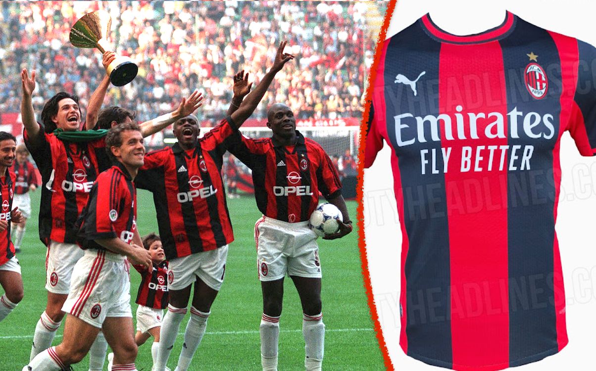 Footy Headlines: Inspired by 1998-99 - leak of Milan's 2026-27 home shirt emerges