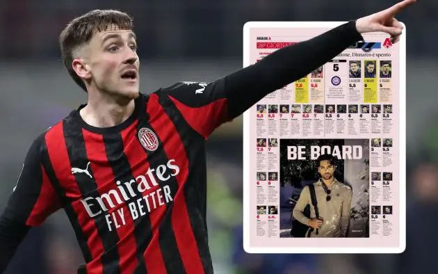 Alexis Saelemaekers of AC Milan