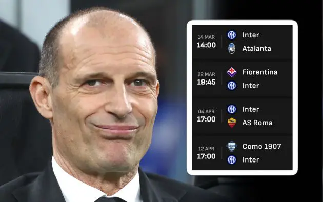 AC Milan coach Massimiliano Allegri