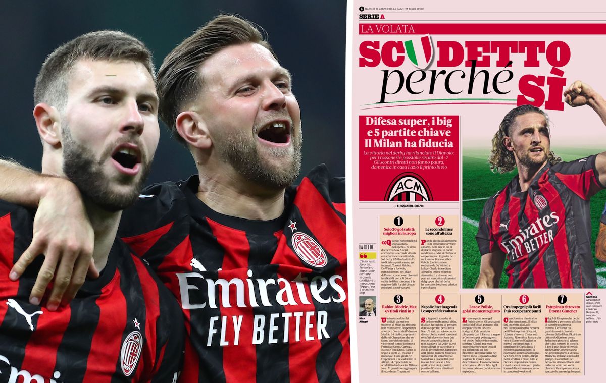 GdS: Seven reasons for Milan to believe in an unlikely Scudetto comeback