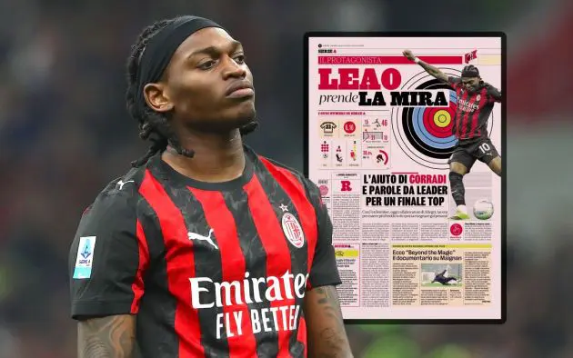 Rafael Leao of AC Milan