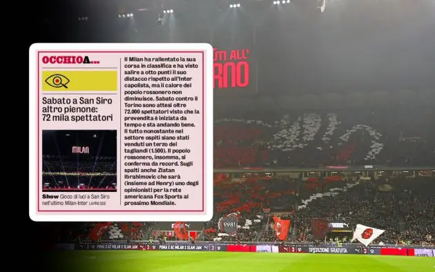 The AC Milan fans