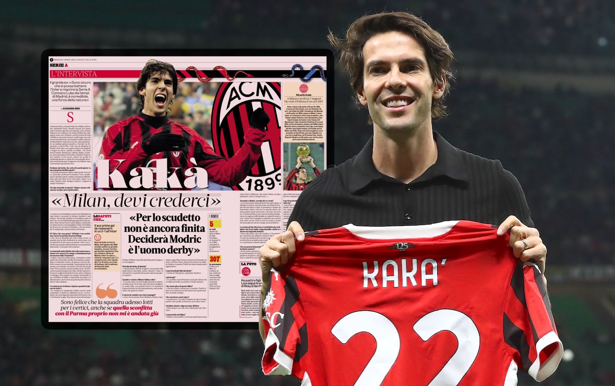 Kaka previews derby and tells AC Milan to believe in Scudetto comeback: "It can be done"