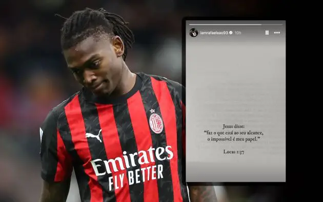 Rafael Leao of AC Milan