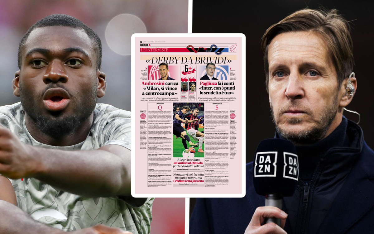 Ambrosini previews derby, tips 'unlucky' Fofana for key role and praises Allegri