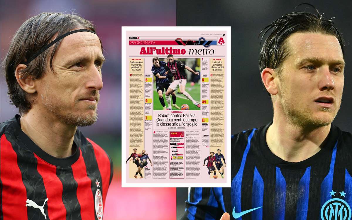 GdS: Why Saelemaekers, Modric and Rabiot face crucial roles for Milan against Inter