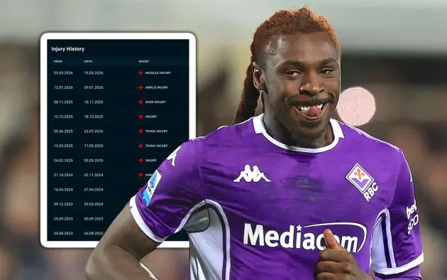 Moise Kean of ACF Fiorentina