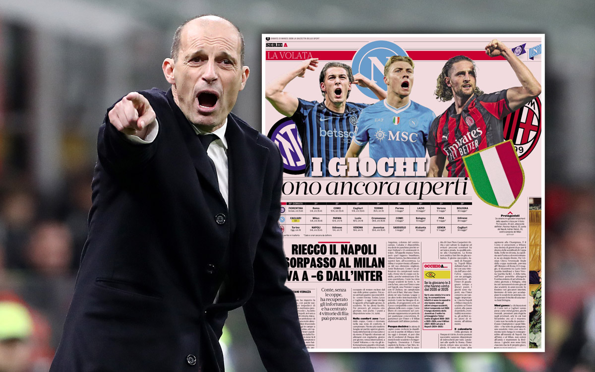 GdS: Nine games and a decisive Easter - Inter, Milan and Napoli battling it out