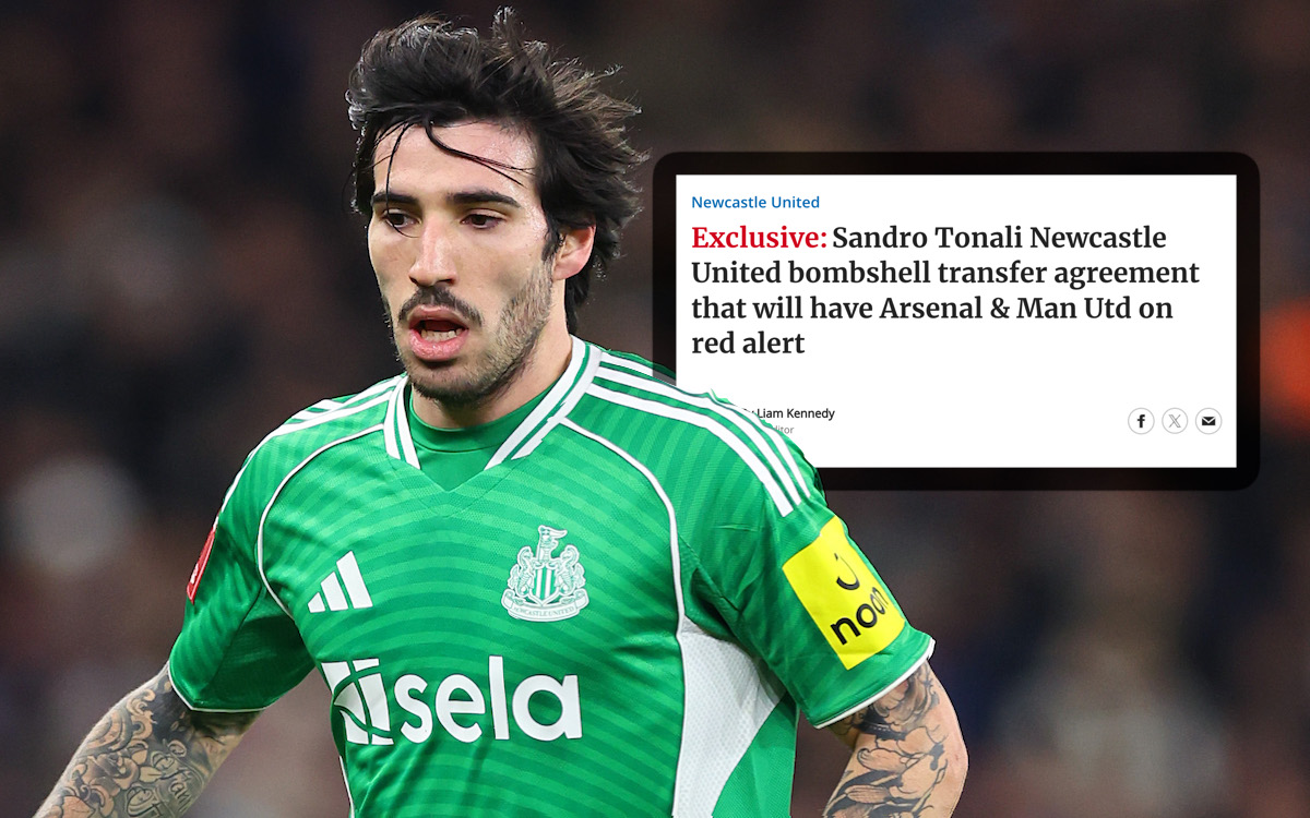 Reports: Tonali has conditional agreement to leave Newcastle - Milan return 'complicated'