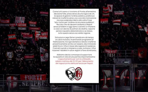 Fans of AC Milan