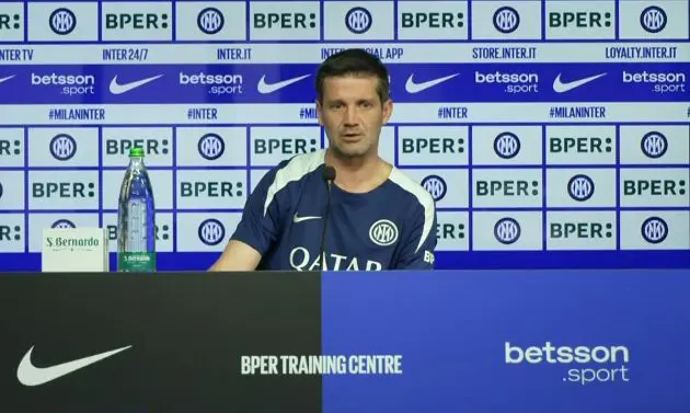 Cristian Chivu Inter press conference