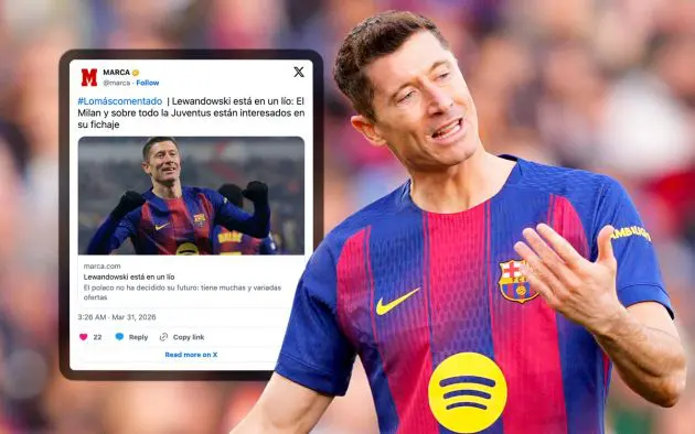 Robert Lewandowski of FC Barcelona