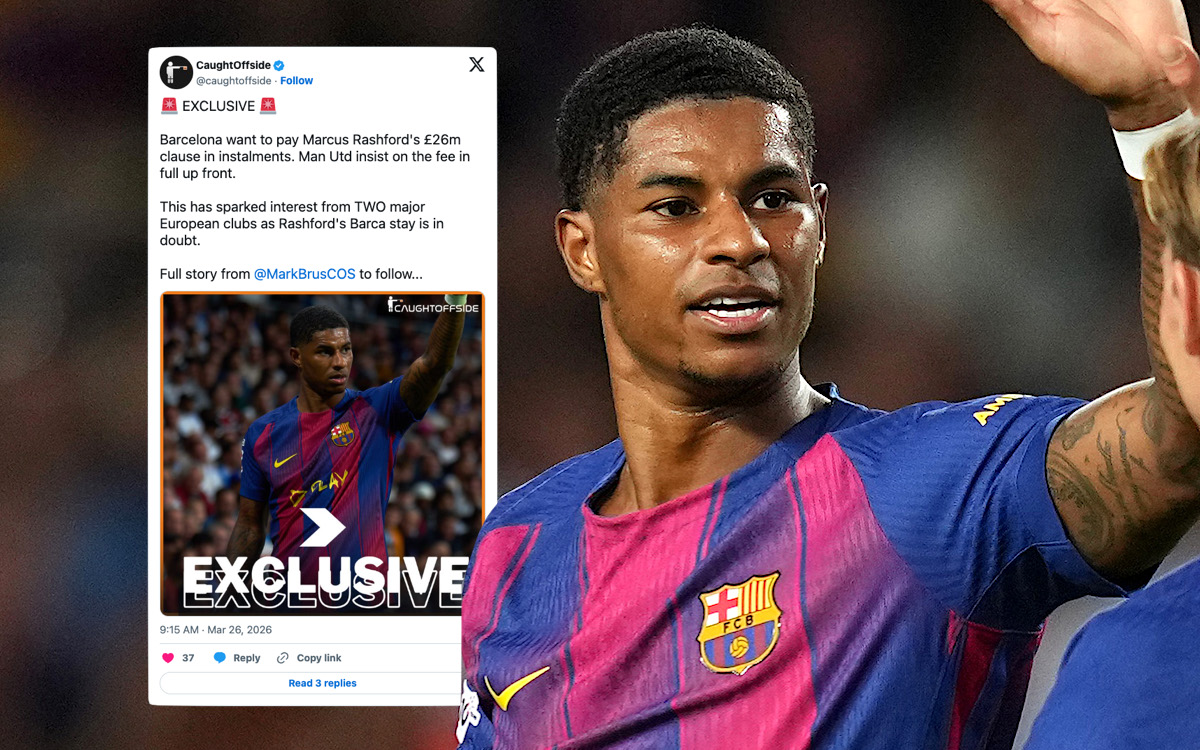 CaughtOffside: Milan and PSG reignite Rashford interest amid Barcelona 'backtracking'