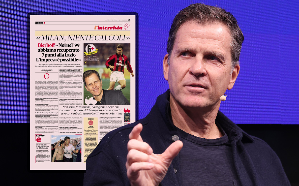Bierhoff advises Milan on how to engineer Scudetto comeback after 1998-99 precedent