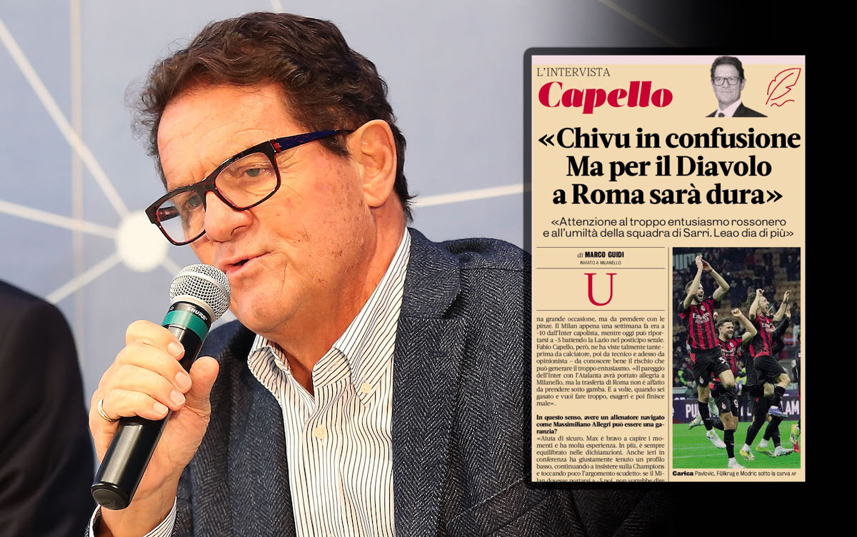 'Then it ends badly' - Capello issues warning to Milan ahead of Lazio trip after Inter's draw