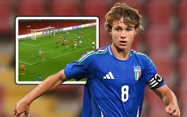 Christian Comotto of Italy U17