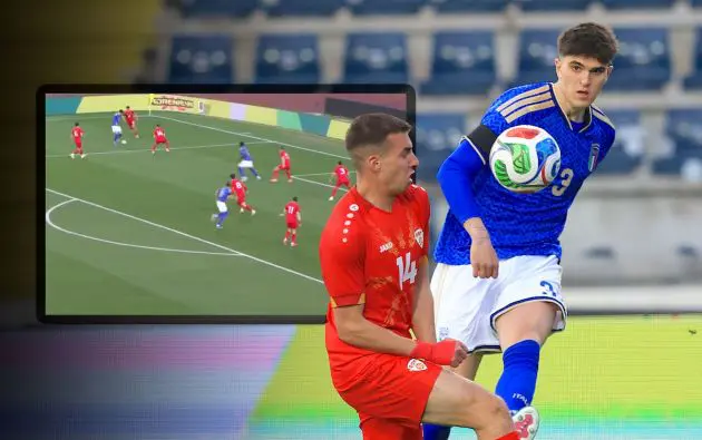 Davide Bartesaghi of Italy U21