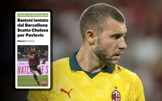 Strahinja Pavlovic of AC Milan