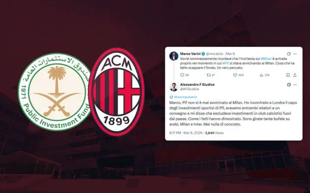 Milan, PIF, denial