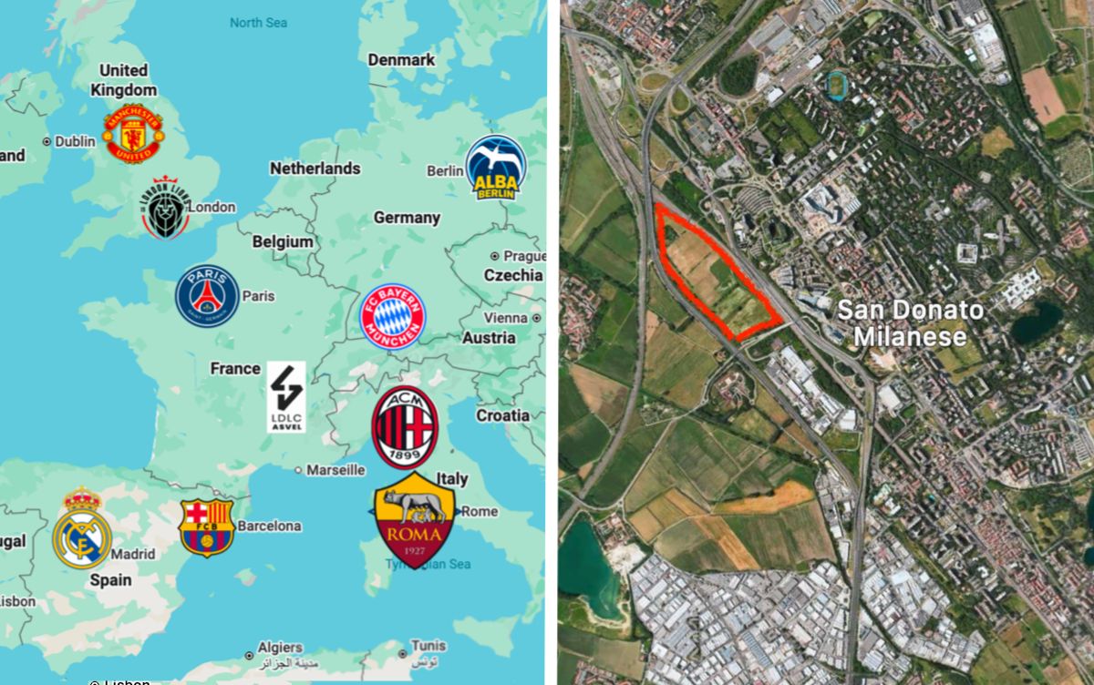 Athletic: San Donato land earmarked for AC Milan's NBA Europe stadium - the idea