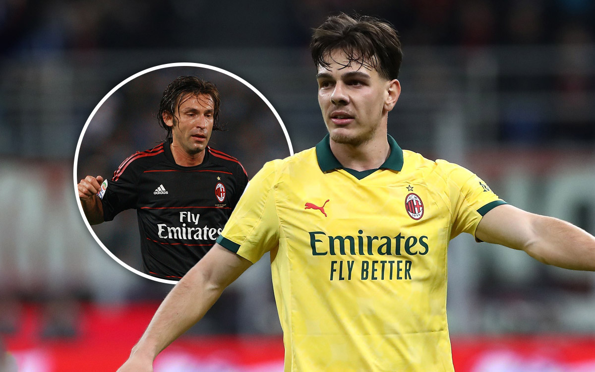 Jashari names Pirlo as a great inspiration: "Attacking midfielder to playmaker"