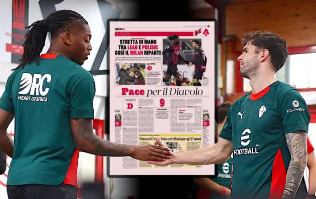 pulisic leao milanello