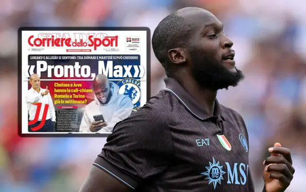 Romelu Lukaku of Napoli