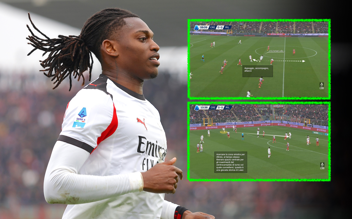 Four moments in three minutes: Analyst highlights Leao's signs of growth as a striker