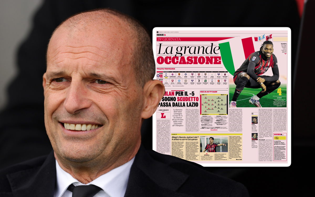 GdS: 'The big chance' - how Milan hope to cultivate Scudetto dream vs. Lazio