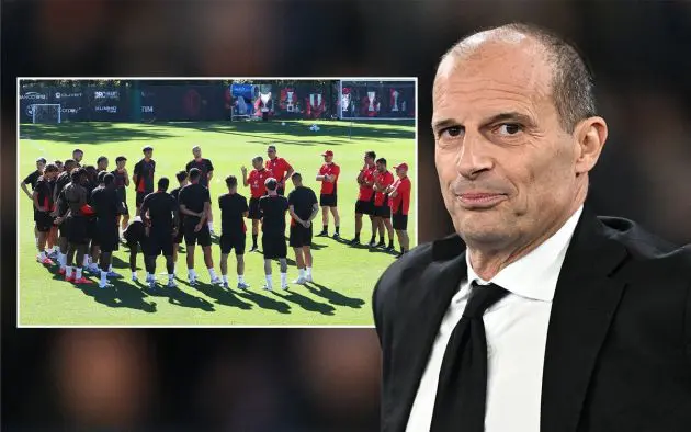 Allegri team Milanello