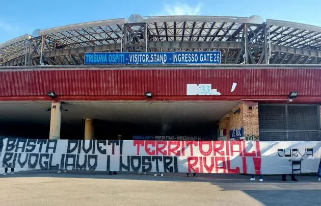 Napoli support Curva A