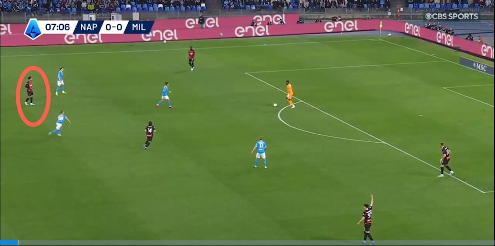tactical analysis napoli 1-0 ac milan