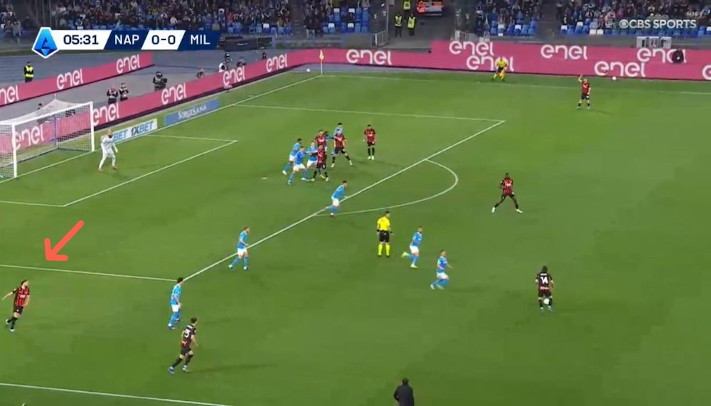 tactical analysis napoli 1-0 ac milan