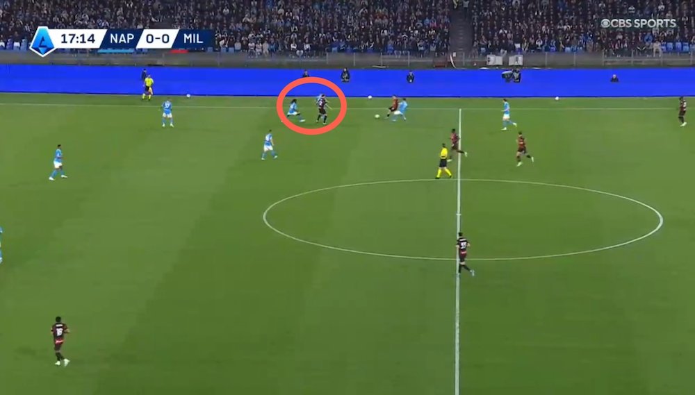 tactical analysis napoli 1-0 ac milan