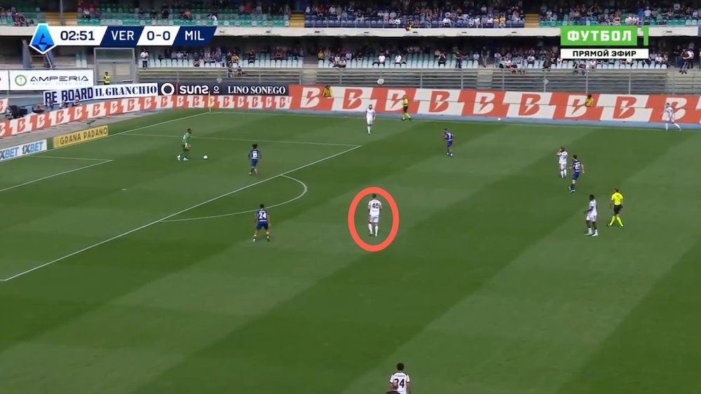 tactical analysis verona 0-1 milan