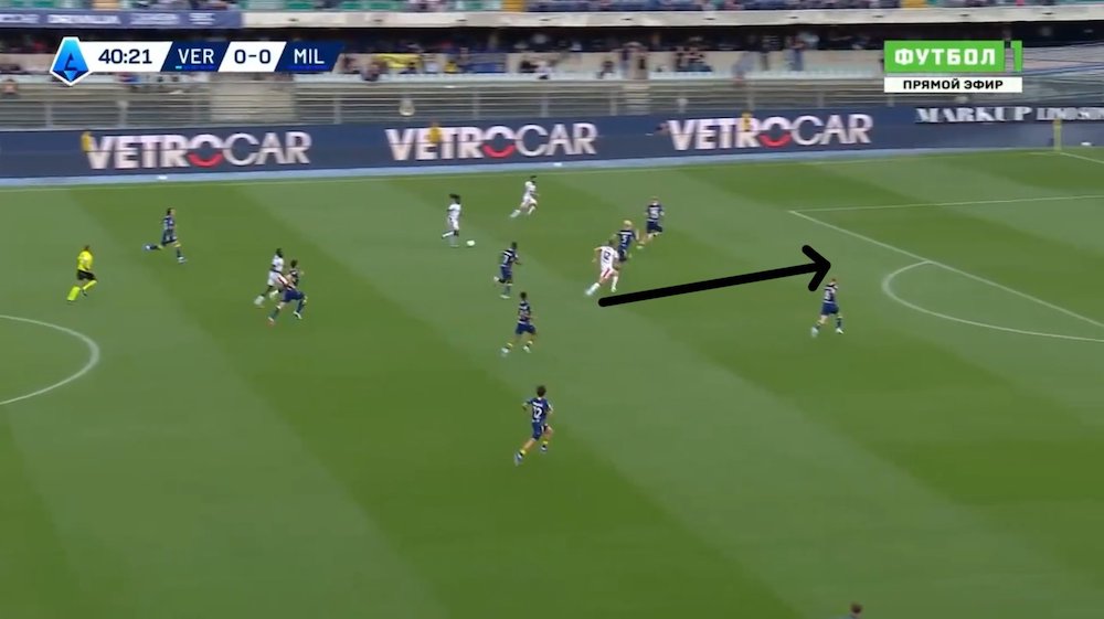 tactical analysis verona 0-1 milan