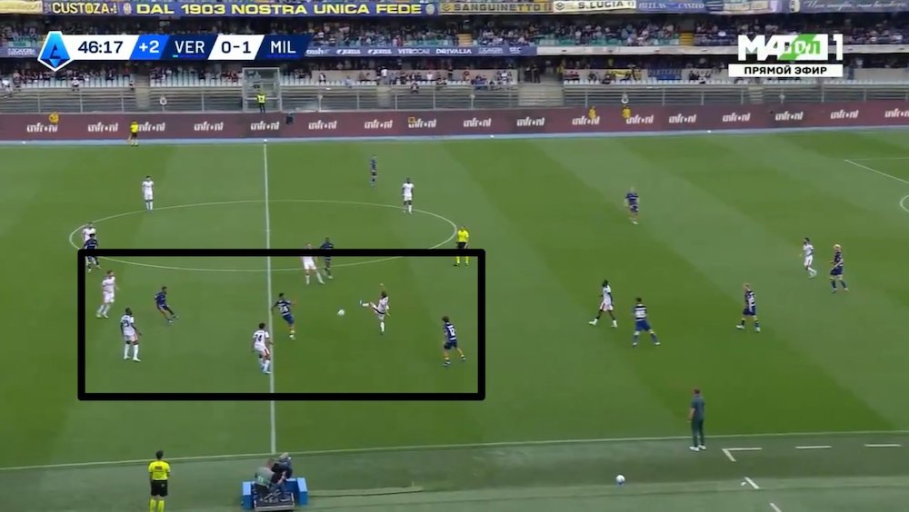 tactical analysis verona 0-1 milan