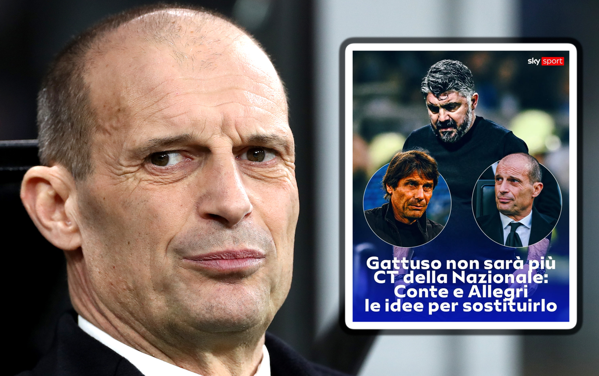 Sky: Allegri and Conte the main names to succeed Gattuso - both would not 'close the door'