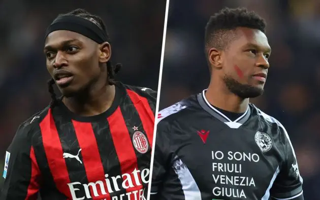 Rafael Leao of AC Milan kabasele