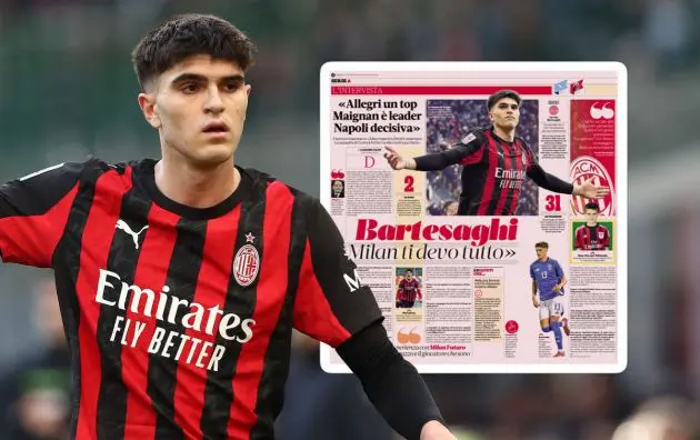 Davide Bartesaghi of AC Milan